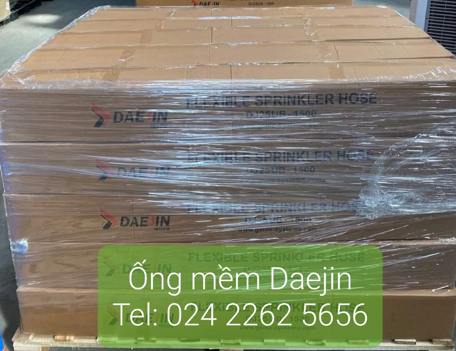 Ống mềm Daejin kiểm định theo TCVN - dán tem PCCC