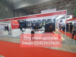 Ống mềm nối sprinkler hãng Daejin được kiểm định theo NDD50 loại dài 1000mm