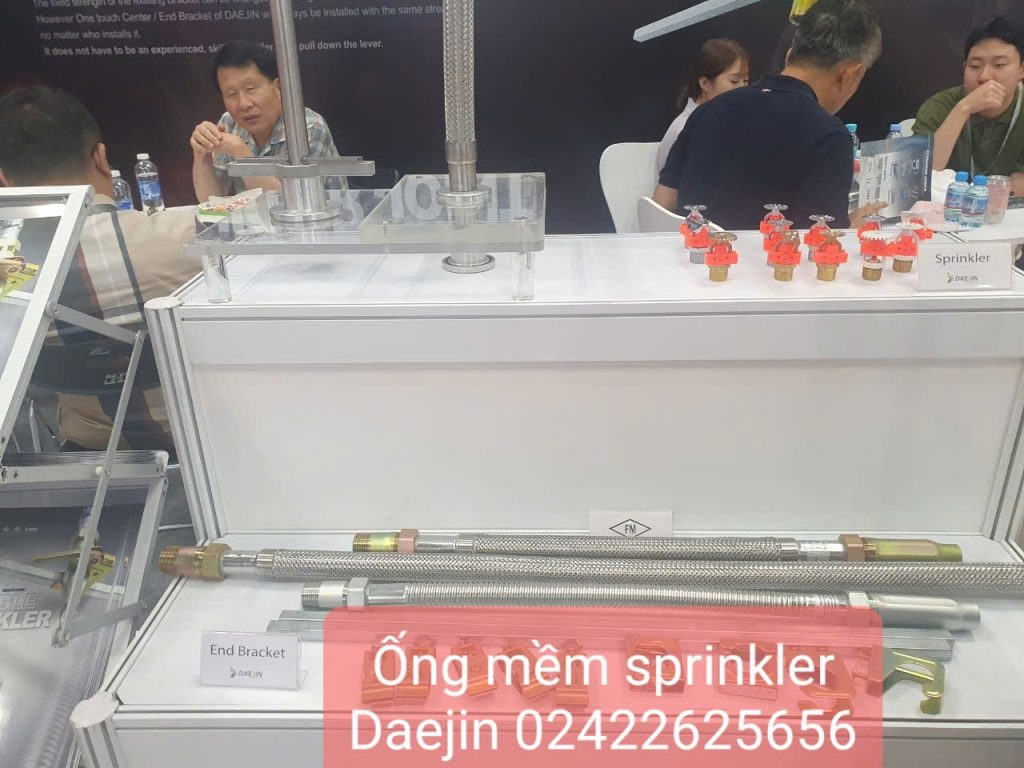 Ống mềm nối sprinkler có kiểm định 2024 dài 3000mm 